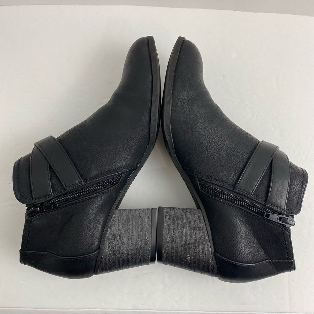 Indigo Rd. Sigrid size 8 Women’s Black Buckle Ankle Boots Booties - Picture 5 of 9